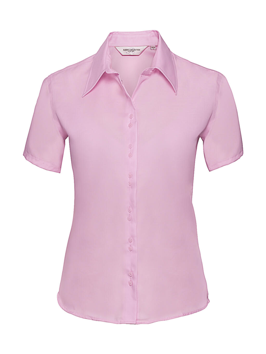 Damen Kurzarm-Tailored Ultimate Non-Bügelhemd - 420 - Klassisches Rosa