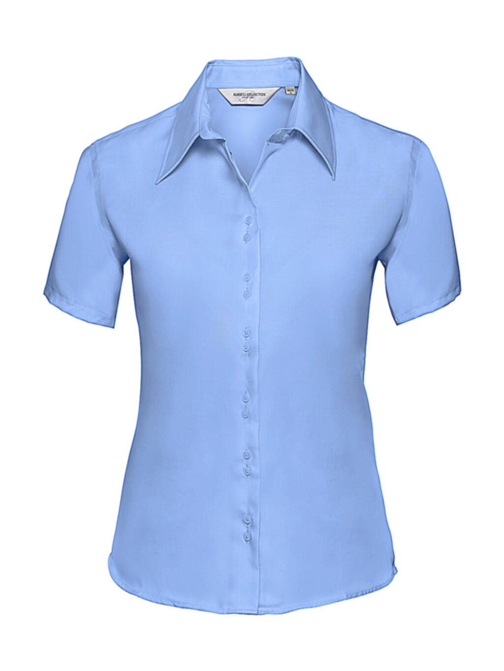 Damen Kurzarm-Tailored Ultimate Non-Bügelhemd - 310 - Heller Himmel