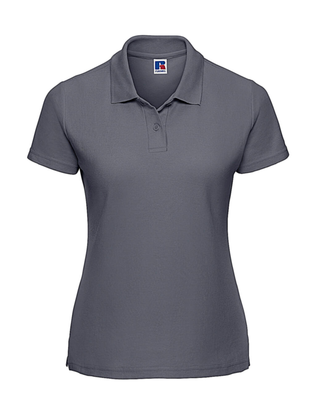 Klassisches Damen-Polo aus Baumwollmischgewebe - 127 - Konvoi Grau
