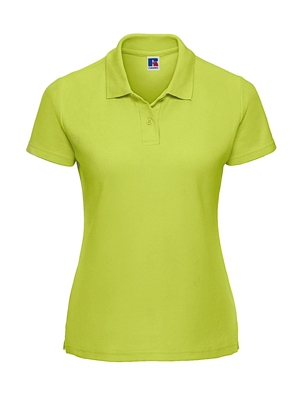Klassisches Damen-Polo aus Baumwollmischgewebe - 521 - Kalk