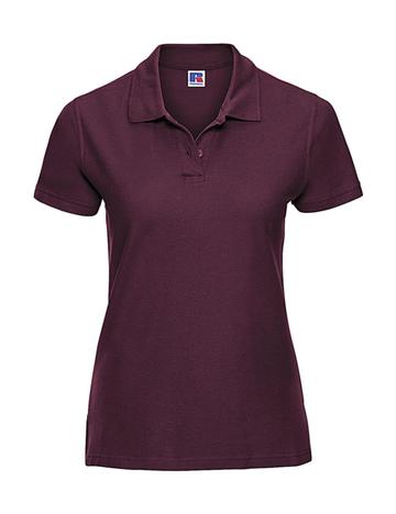 Ultimatives Baumwoll-Poloshirt für Damen - 448 - Burgund