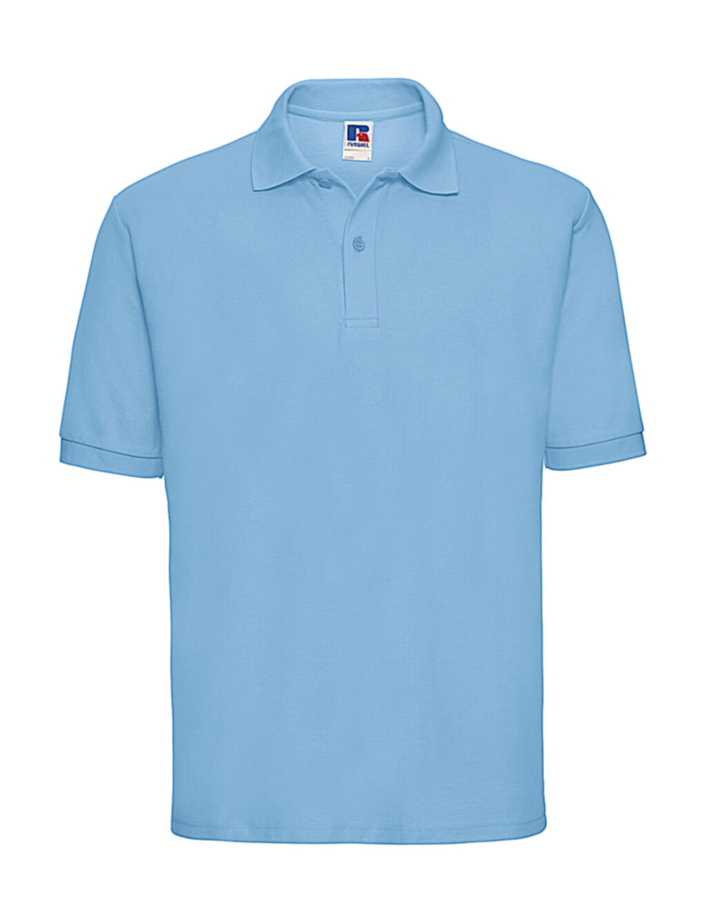 Klassisches Herren-Polohemd aus Baumwollmischgewebe - 320 - Himmel