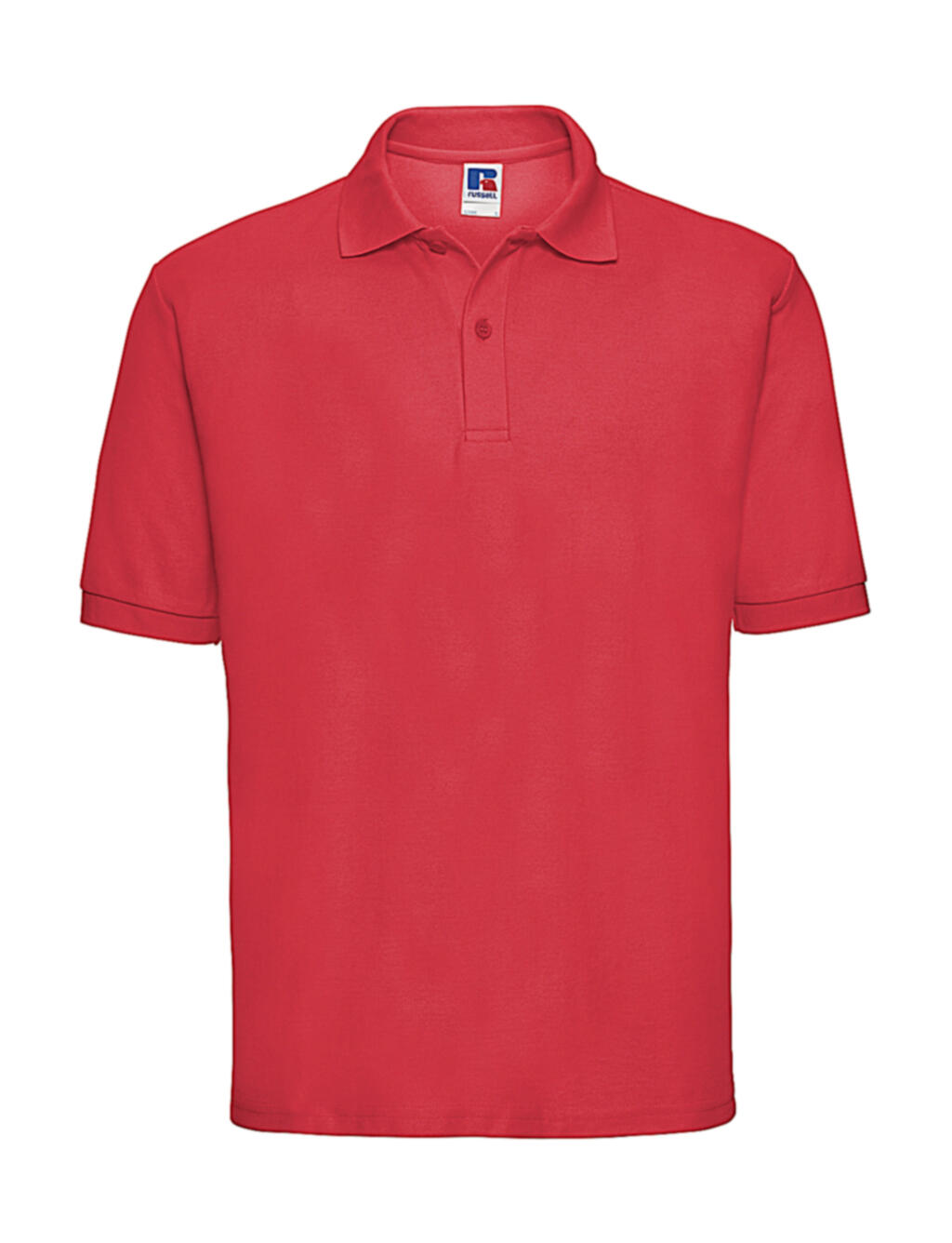 Klassisches Herren-Polohemd aus Baumwollmischgewebe - 407 - Leuchtend Rot