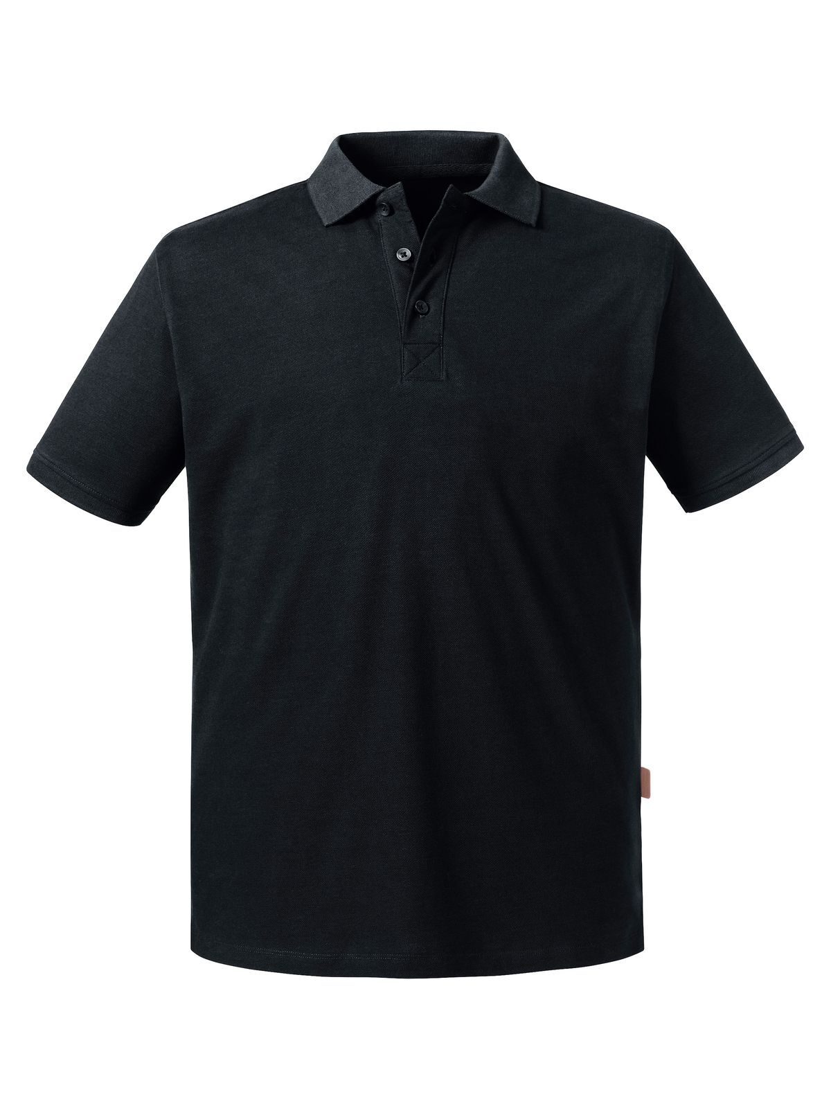 Herren-Polo aus reiner Bio-Baumwolle - 36 - Schwarz