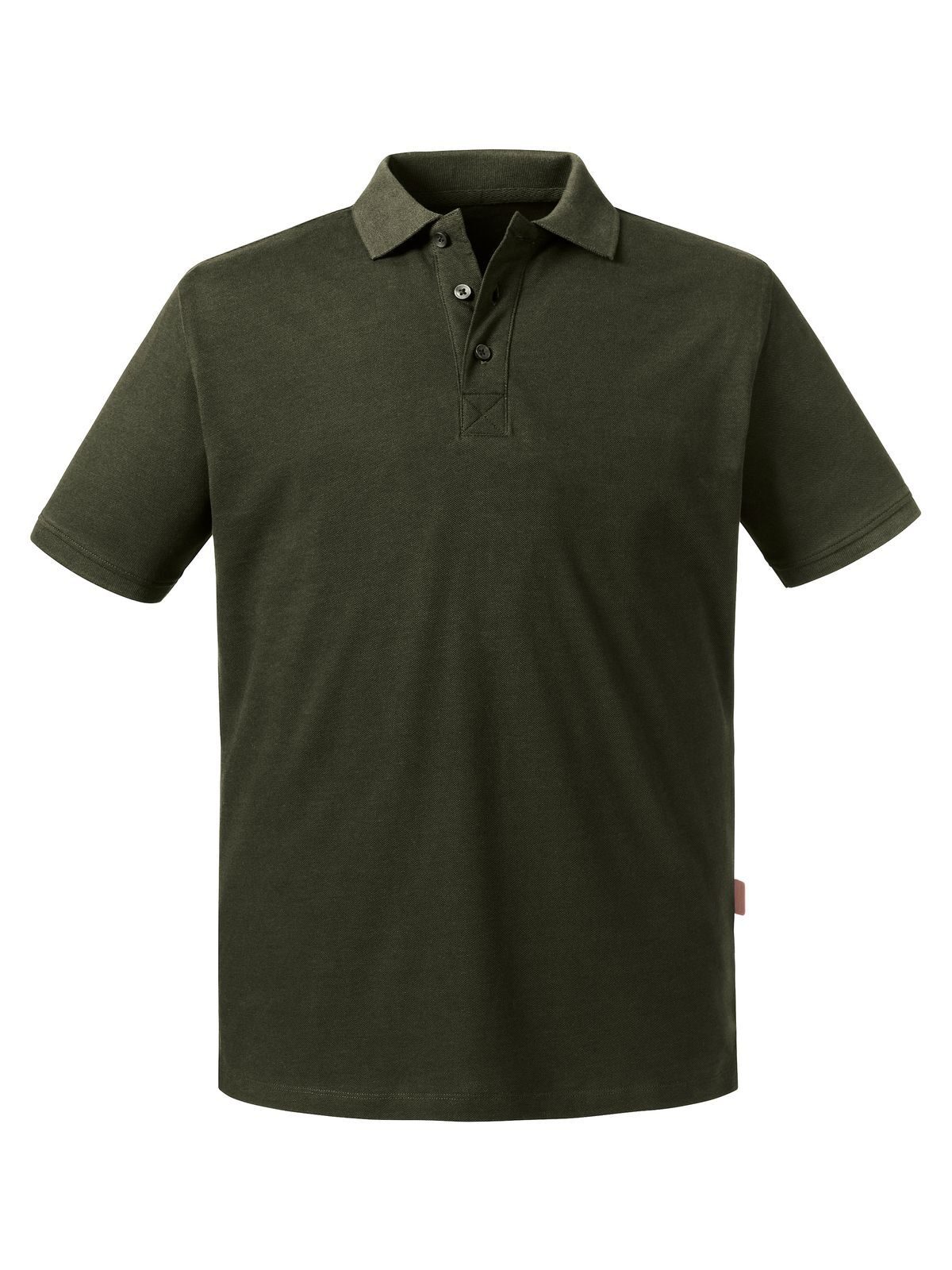 Herren-Polo aus reiner Bio-Baumwolle - DO - Dunkelolivgrün