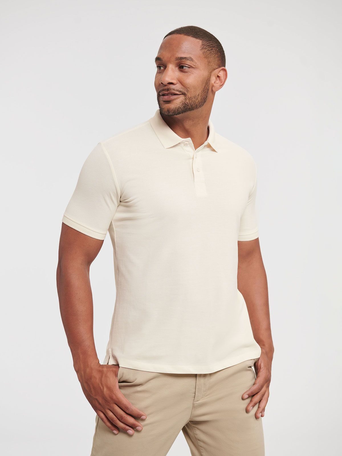 Herren-Polo aus reiner Bio-Baumwolle