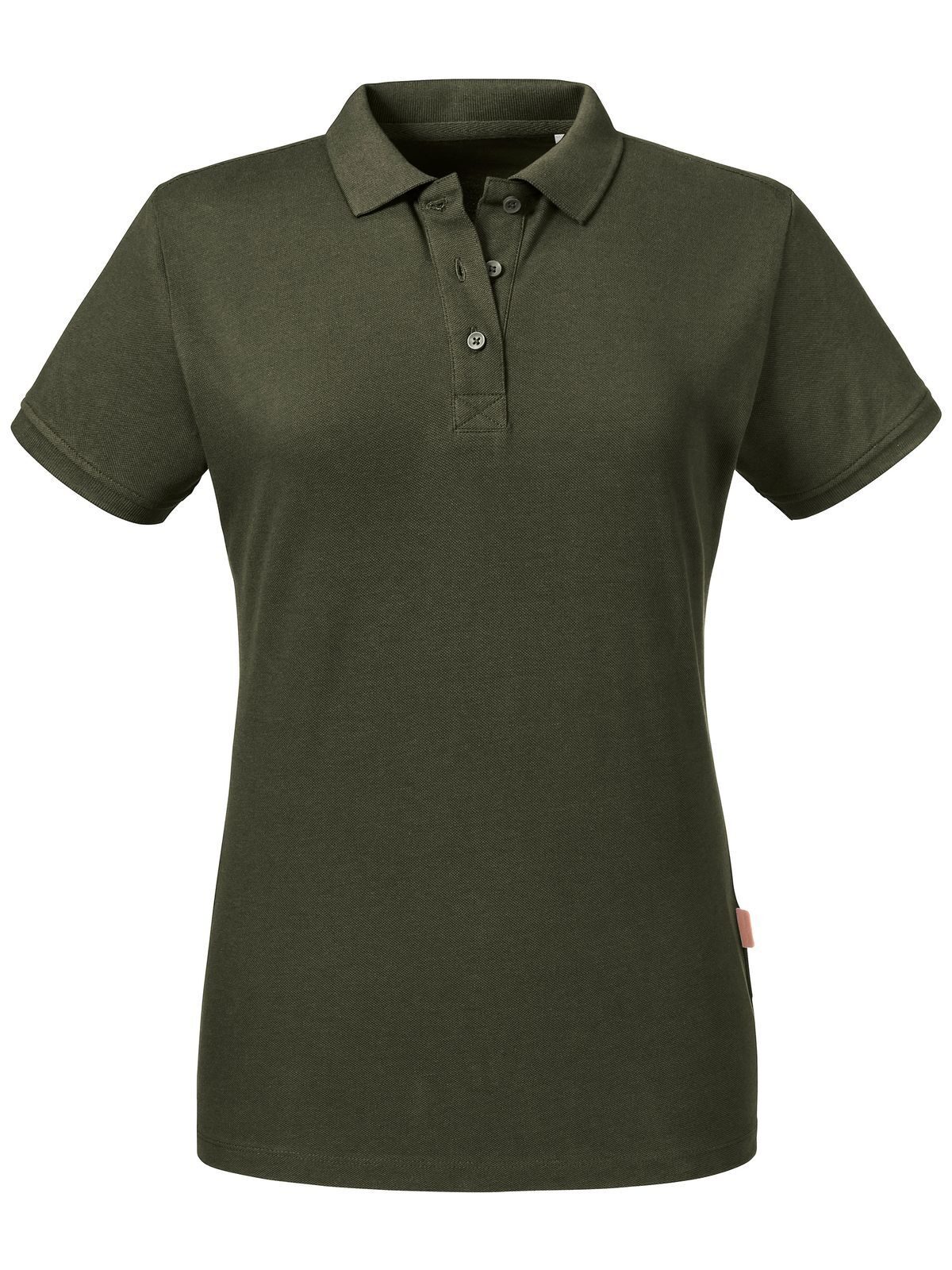 Damen-Polo aus reiner Bio-Baumwolle - DO - Dunkelolivgrün