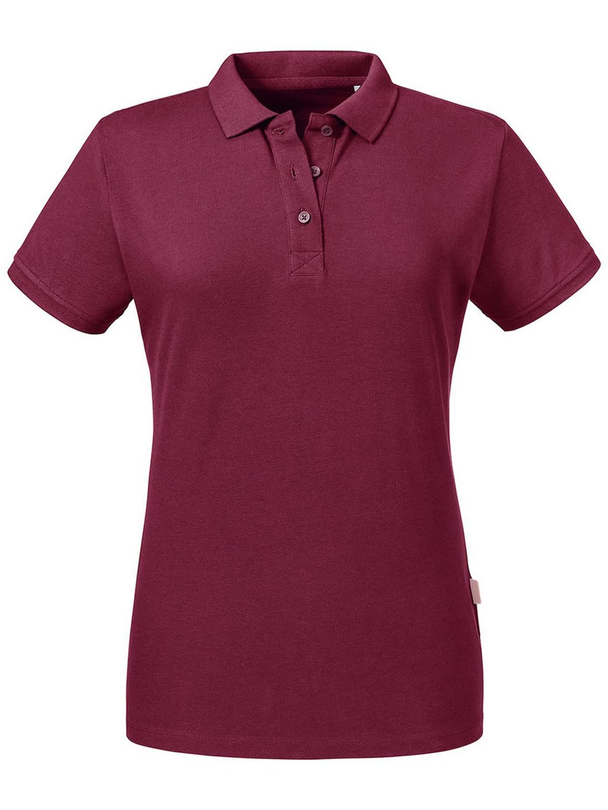 Damen-Polo aus reiner Bio-Baumwolle - BUR - Burgund