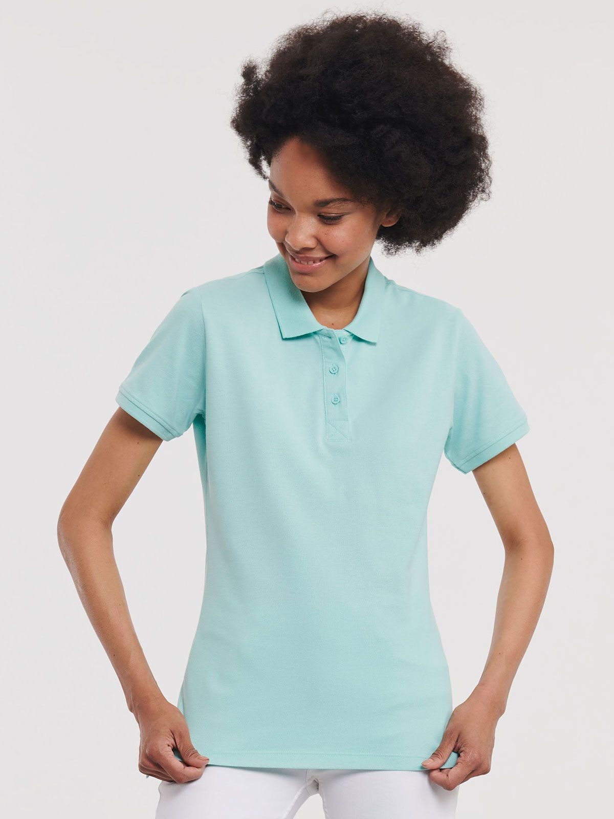 Damen-Polo aus reiner Bio-Baumwolle