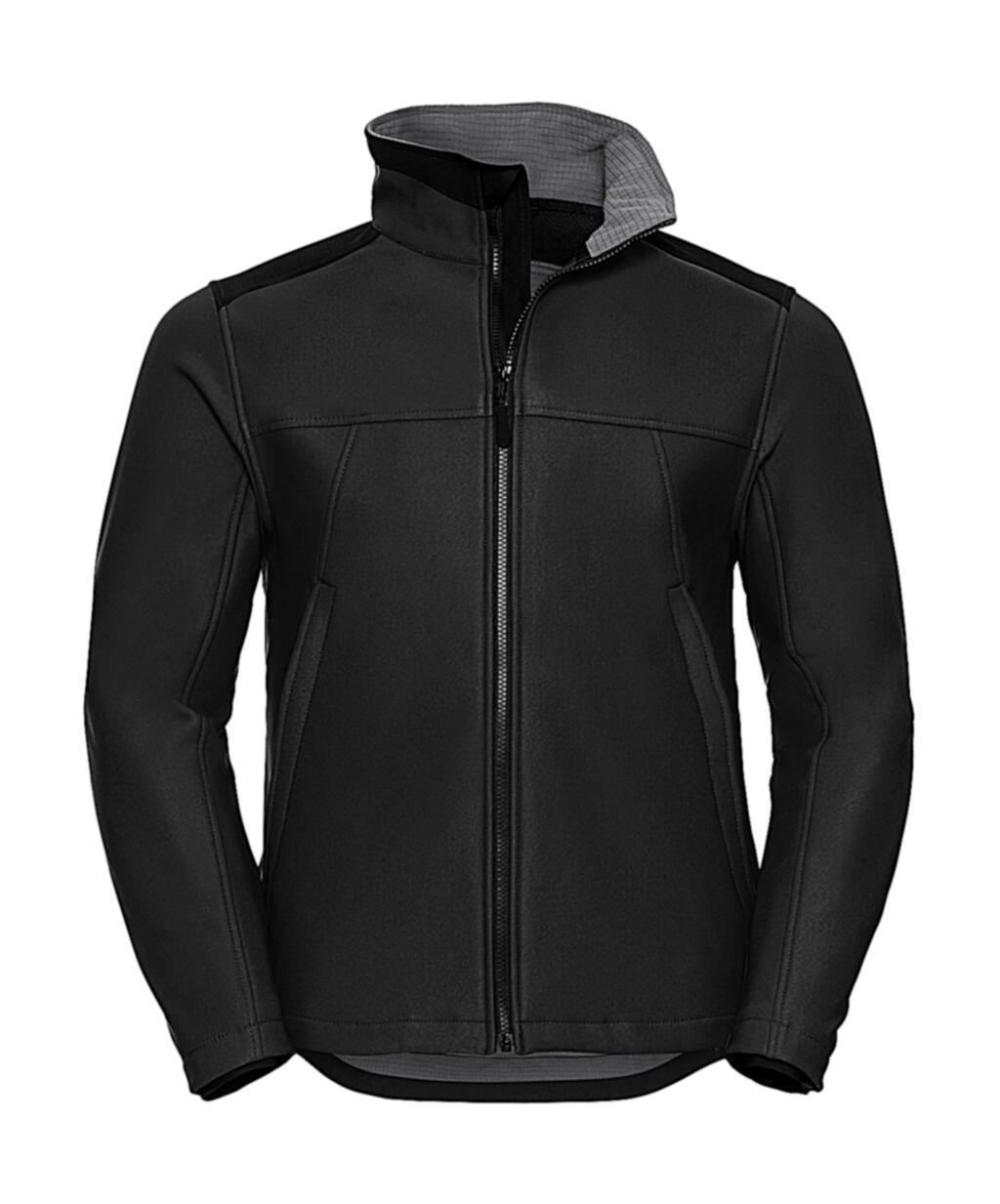 Strapazierfähige Softshell-Arbeitsjacke - 101 - Schwarz