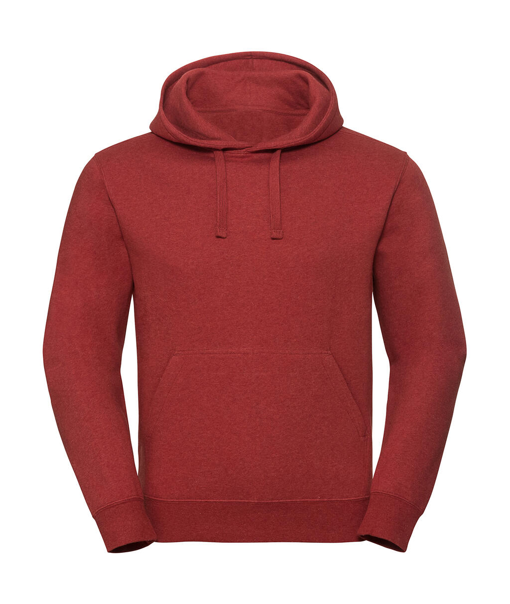 Fela Herren Authentic Melange Kapuzenpullover - BM - Ziegelrot-Melange