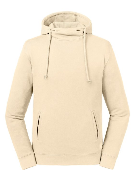 Reiner Bio-Hoodie mit hohem Kragen - 60 - Natürlich