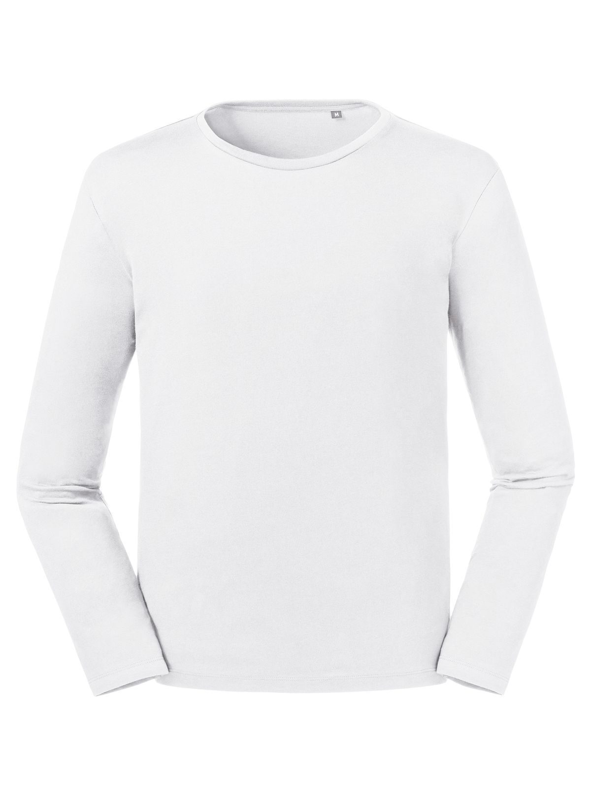 Herren Langarmshirt aus reiner Bio-Baumwolle NEU - 30 - Weiß