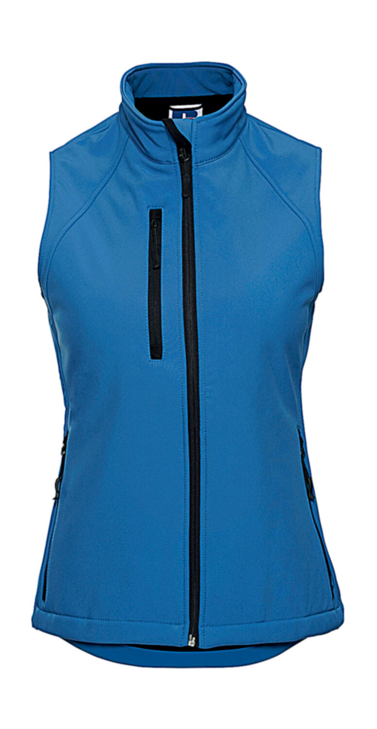 Softshellweste für Damen - Azurblau