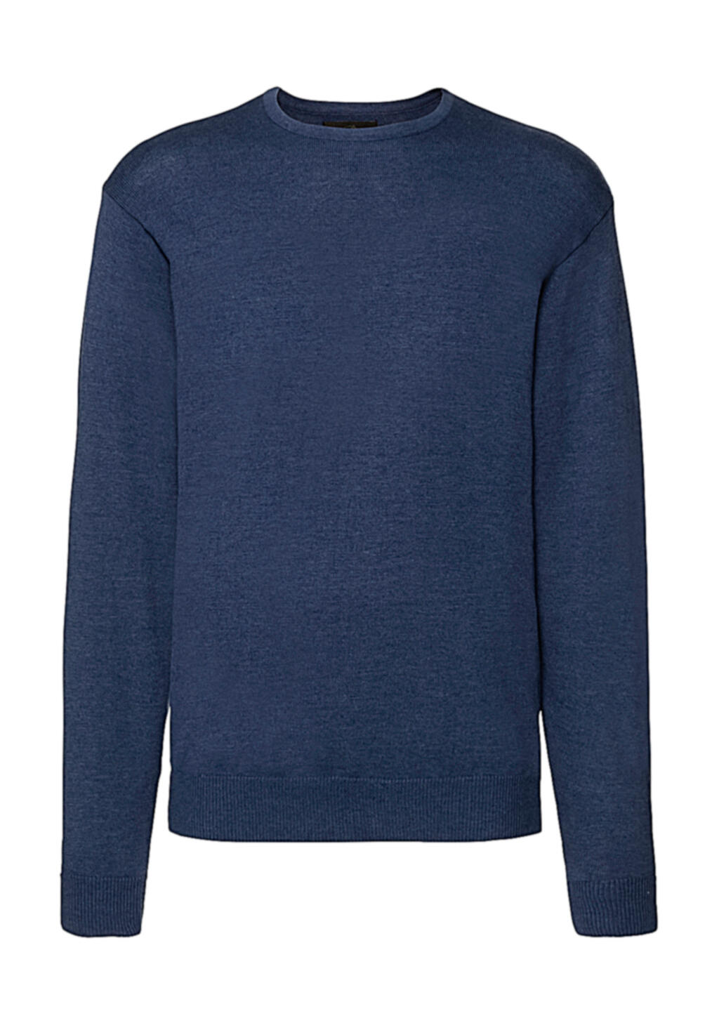 Herrenpullover mit Rundhalsausschnitt - D2 - Denim Marl