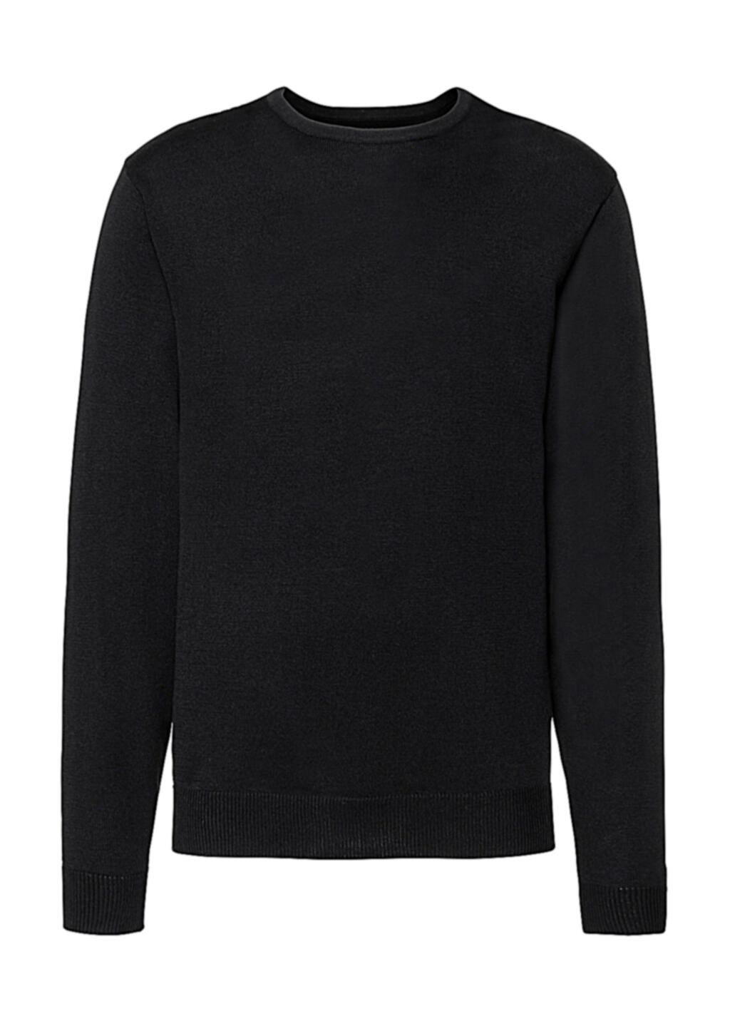 Herrenpullover mit Rundhalsausschnitt - 36 - Schwarz