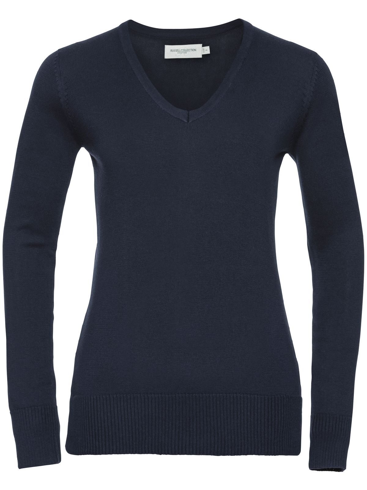 Damen-Strickpullover mit V-Ausschnitt - FN - Französische Marine