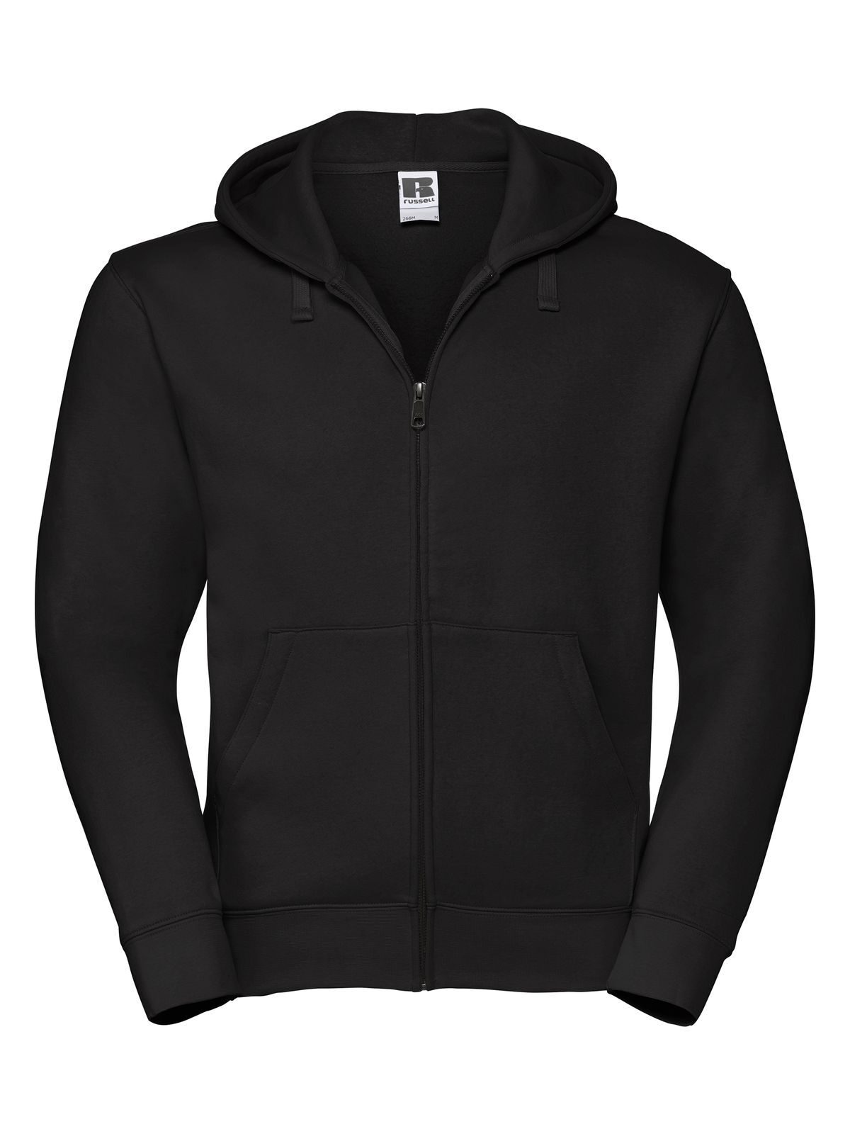 Authentische Herren-Kapuzenjacke mit Reißverschluss - 36 - Schwarz