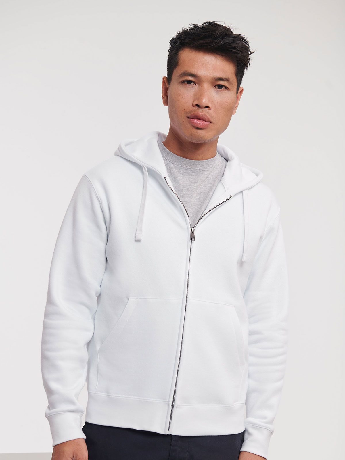 Authentische Herren-Kapuzenjacke mit Reißverschluss