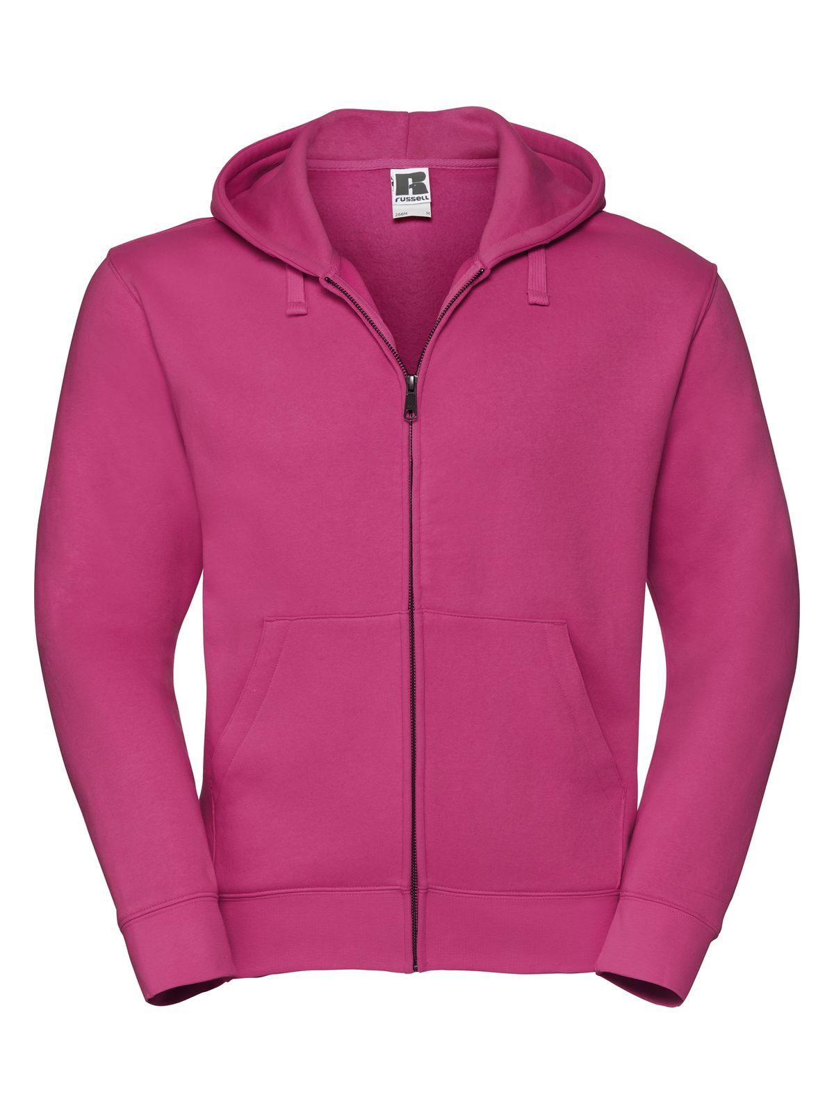 Authentische Herren-Kapuzenjacke mit Reißverschluss - 57 - Fuchsie