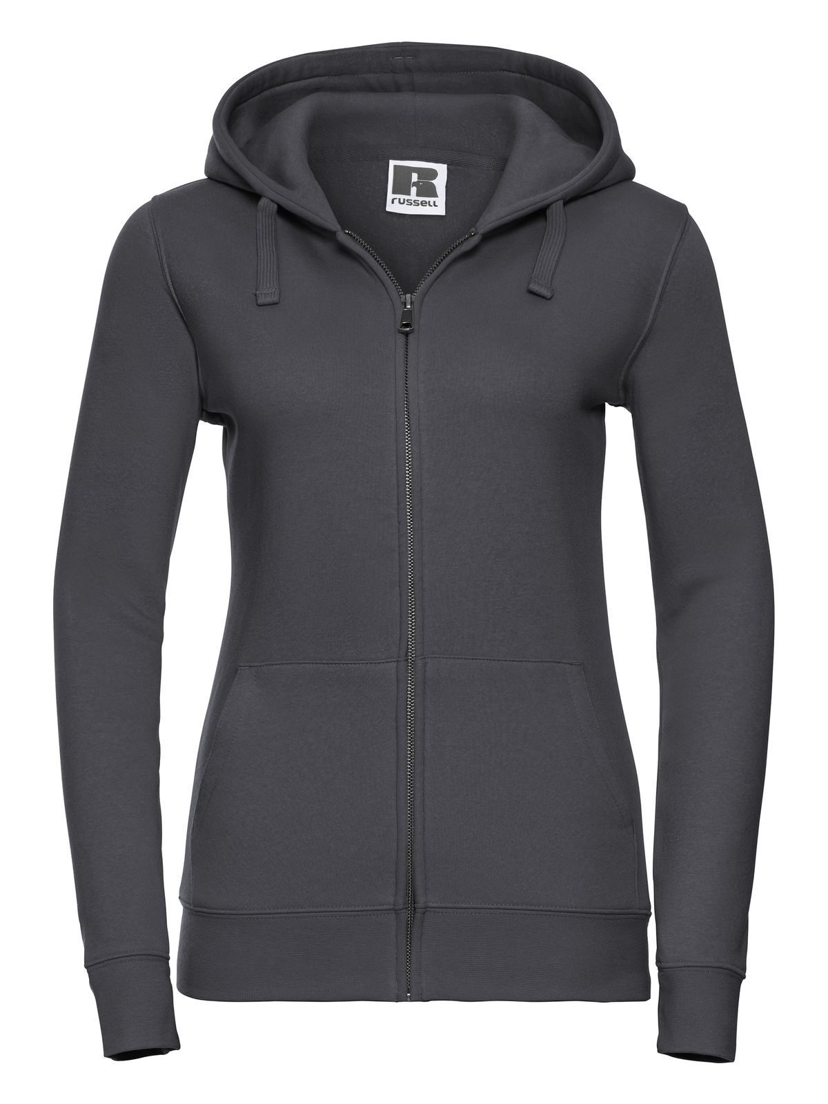 Authentische Damen-Kapuzenjacke mit Reißverschluss - CG - Konvoi Grau
