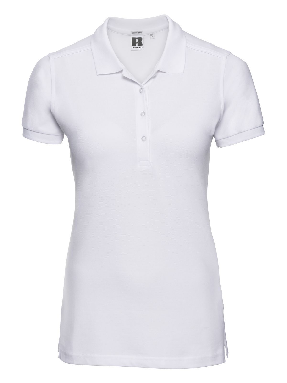 Damen-Stretch-Polohemd - 30 - Weiß