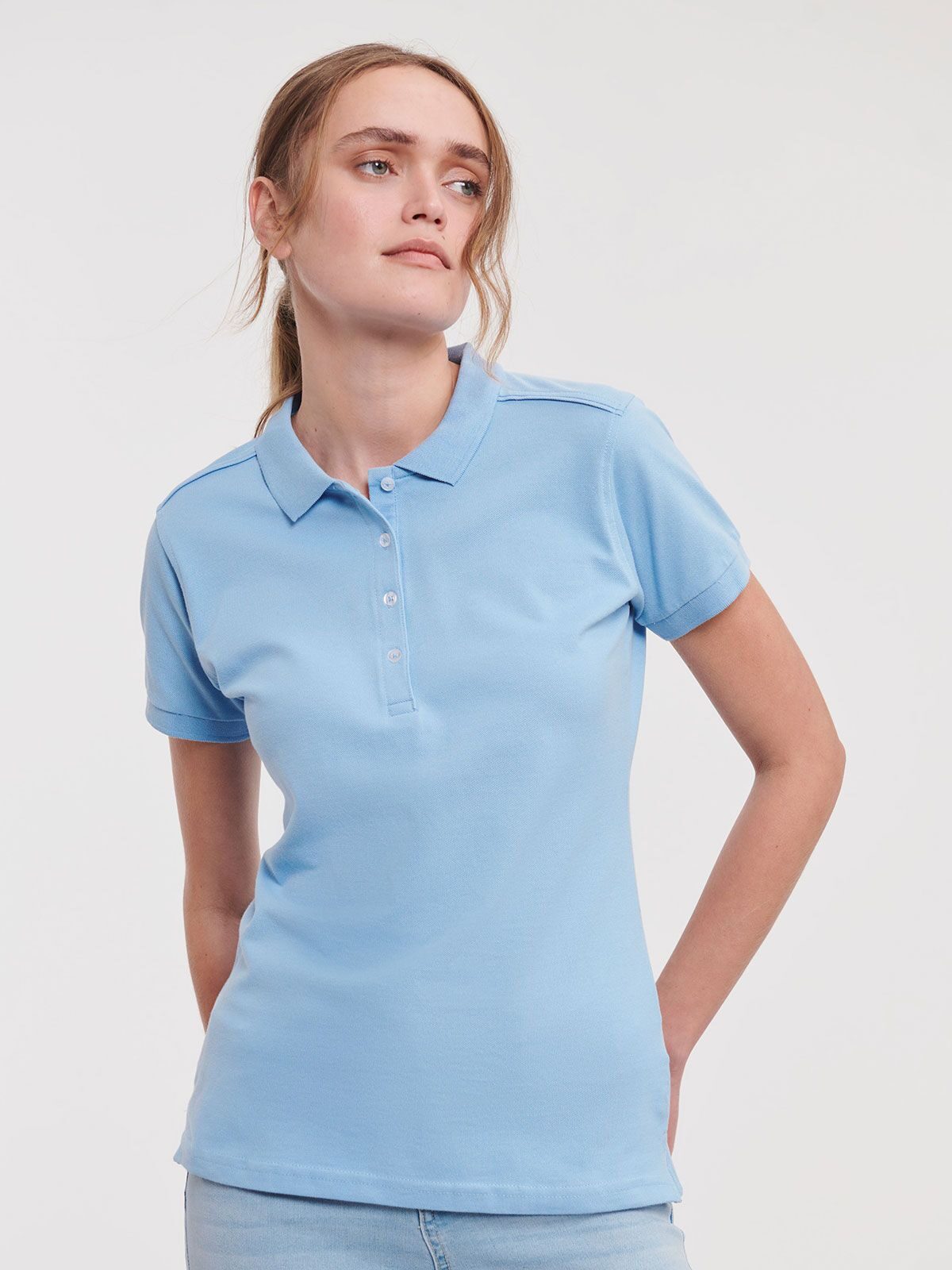 Damen-Stretch-Polohemd