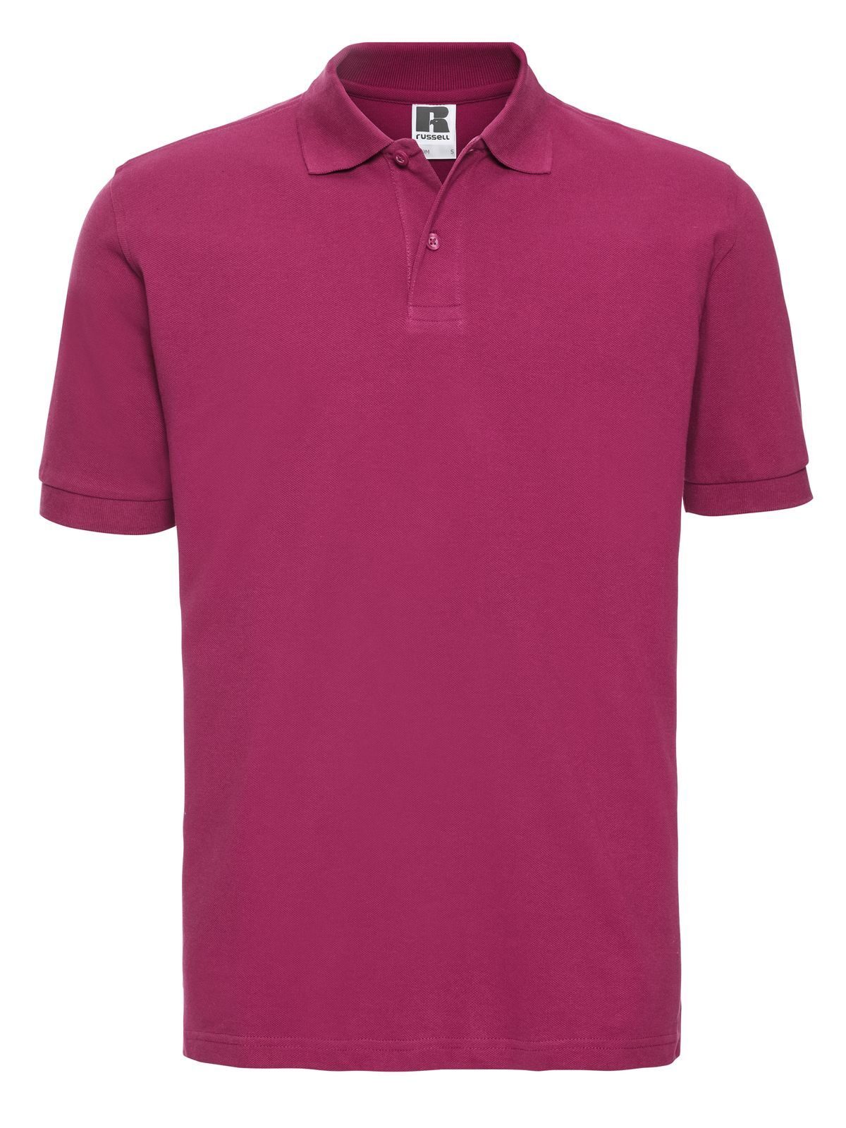 Klassisches Herren-Polo aus Baumwolle - 57 - Fuchsie