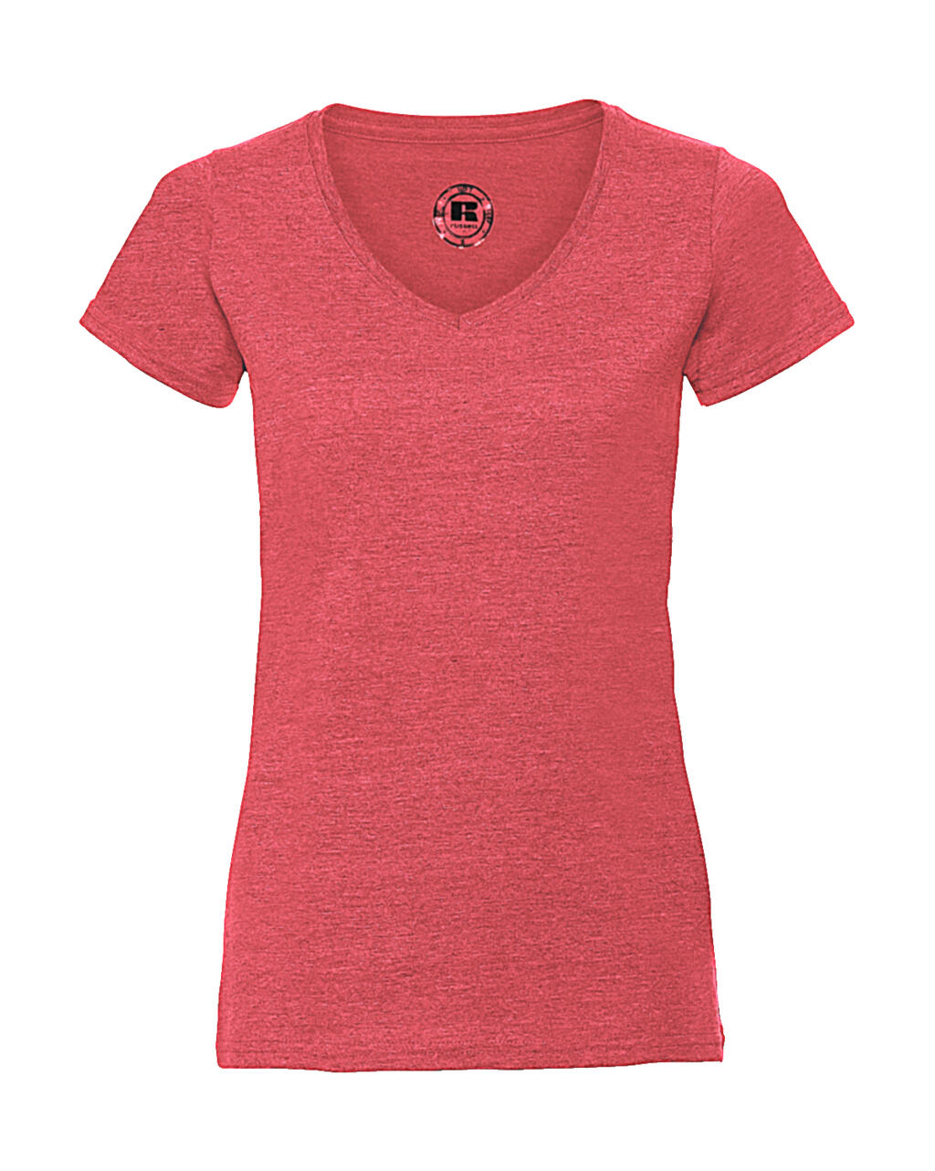 HD Damen-T-Shirt mit V-Ausschnitt - RM - Roter Mergel