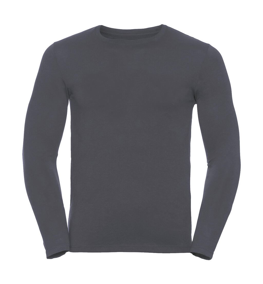 Herren HD Langarm-T-Shirt - CG - Konvoi Grau