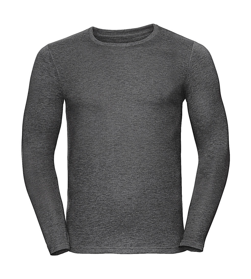 Herren HD Langarm-T-Shirt - GY - Graumergel