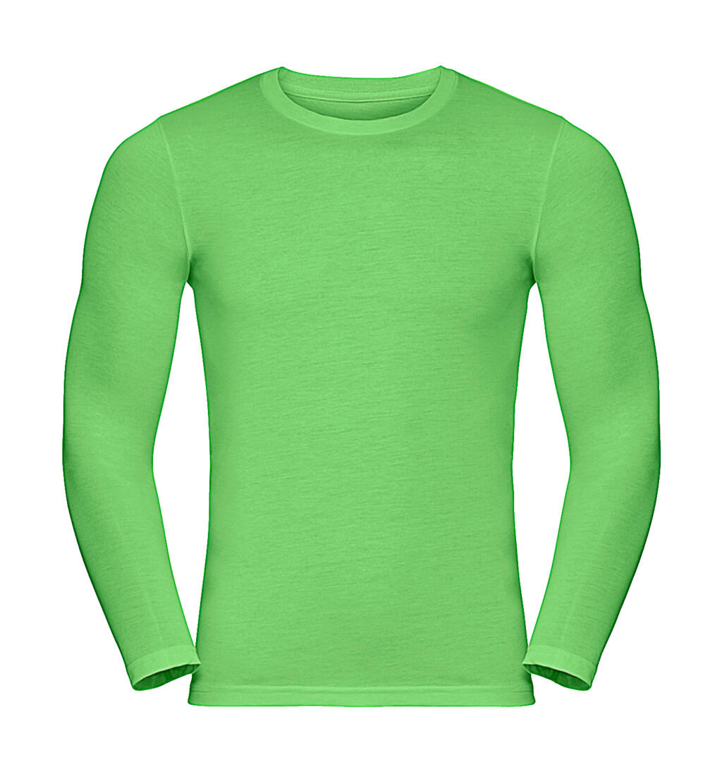 Herren HD Langarm-T-Shirt - G5 - Grüner Mergel