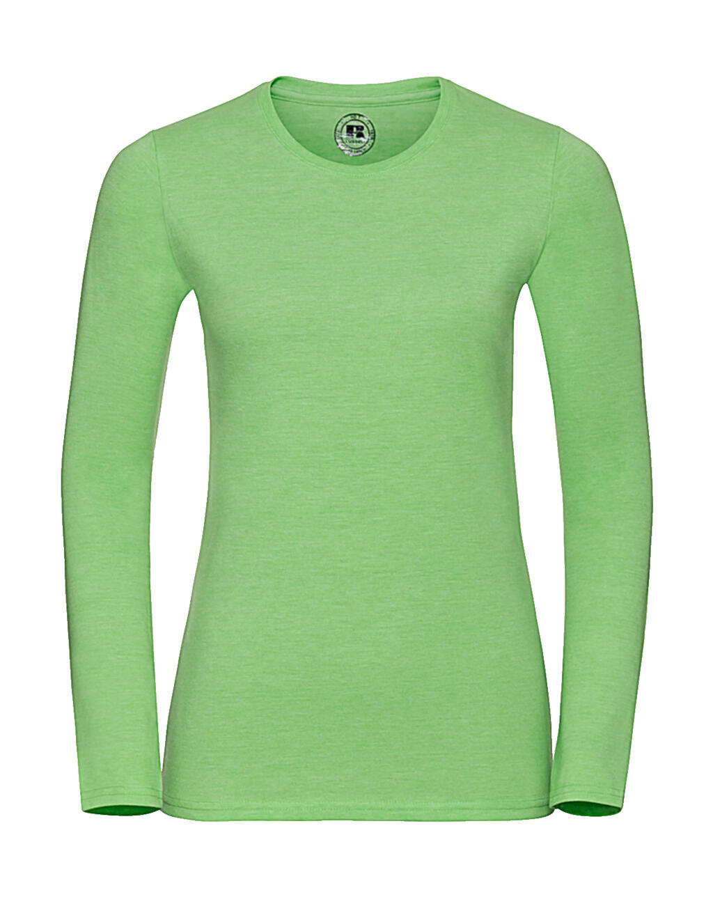 Damen HD Langarm-T-Shirt - G5 - Grüner Mergel