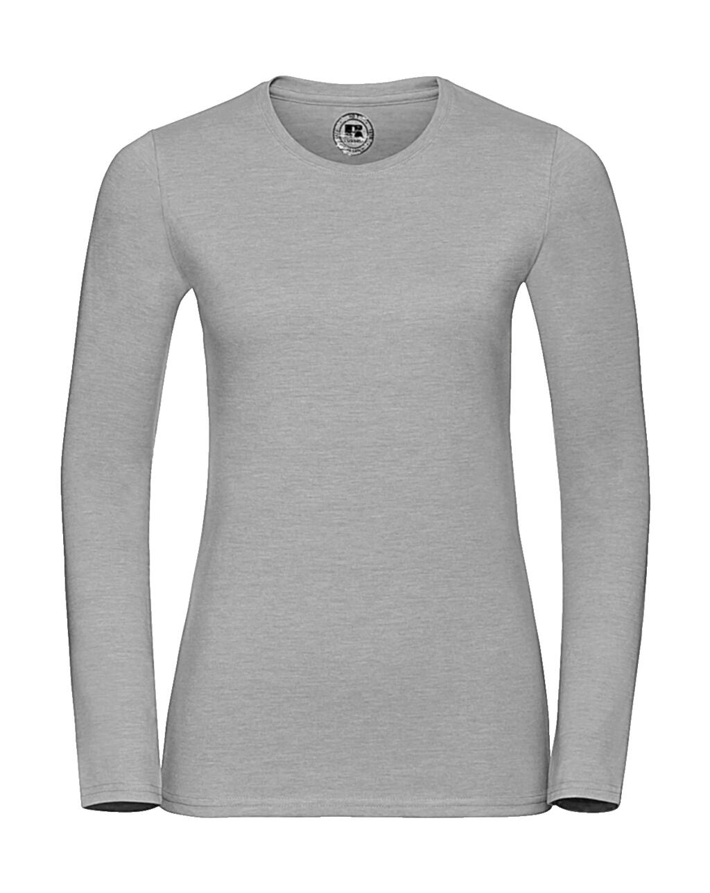 Damen HD Langarm-T-Shirt - S7 - Silbermergel