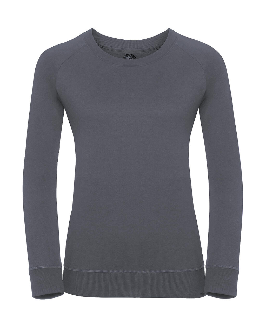 Damen-Raglan-Sweatshirt aus French Terry in HD-Qualität - CG - Konvoi Grau