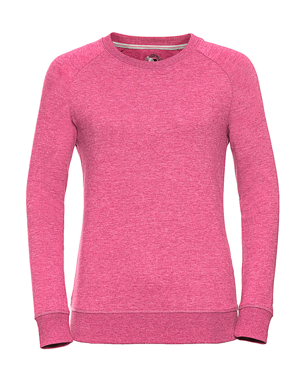 Damen-Raglan-Sweatshirt aus French Terry in HD-Qualität - 2P - Rosa Mergel