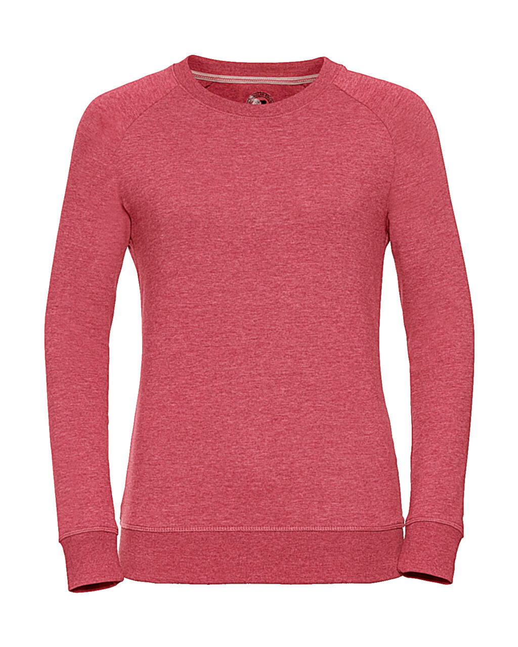 Damen-Raglan-Sweatshirt aus French Terry in HD-Qualität - RM - Roter Mergel