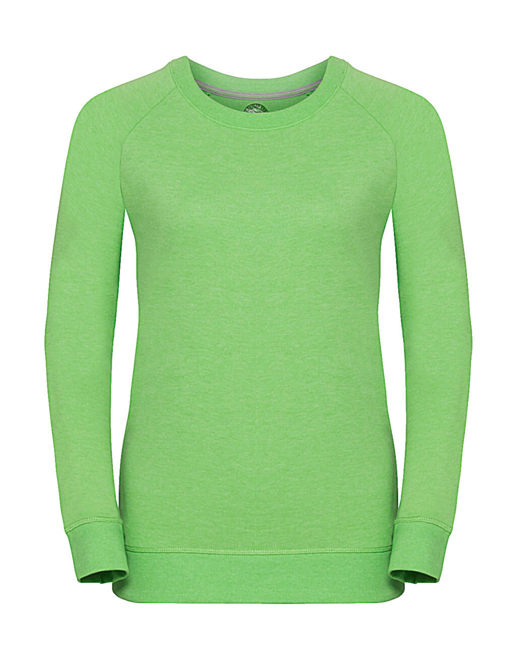 Damen-Raglan-Sweatshirt aus French Terry in HD-Qualität - G5 - Grüner Mergel