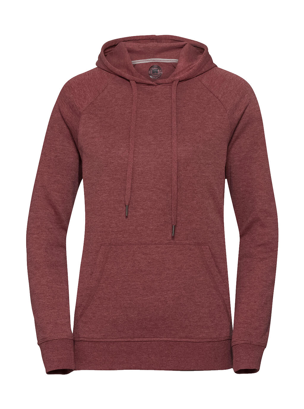 Damen-Hoodie aus französischem HD-Frottee - MM - Kastanienbrauner Mergel