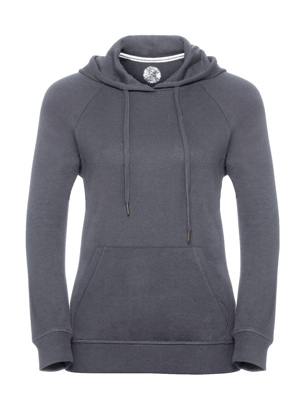 Damen-Hoodie aus französischem HD-Frottee - CG - Konvoi Grau
