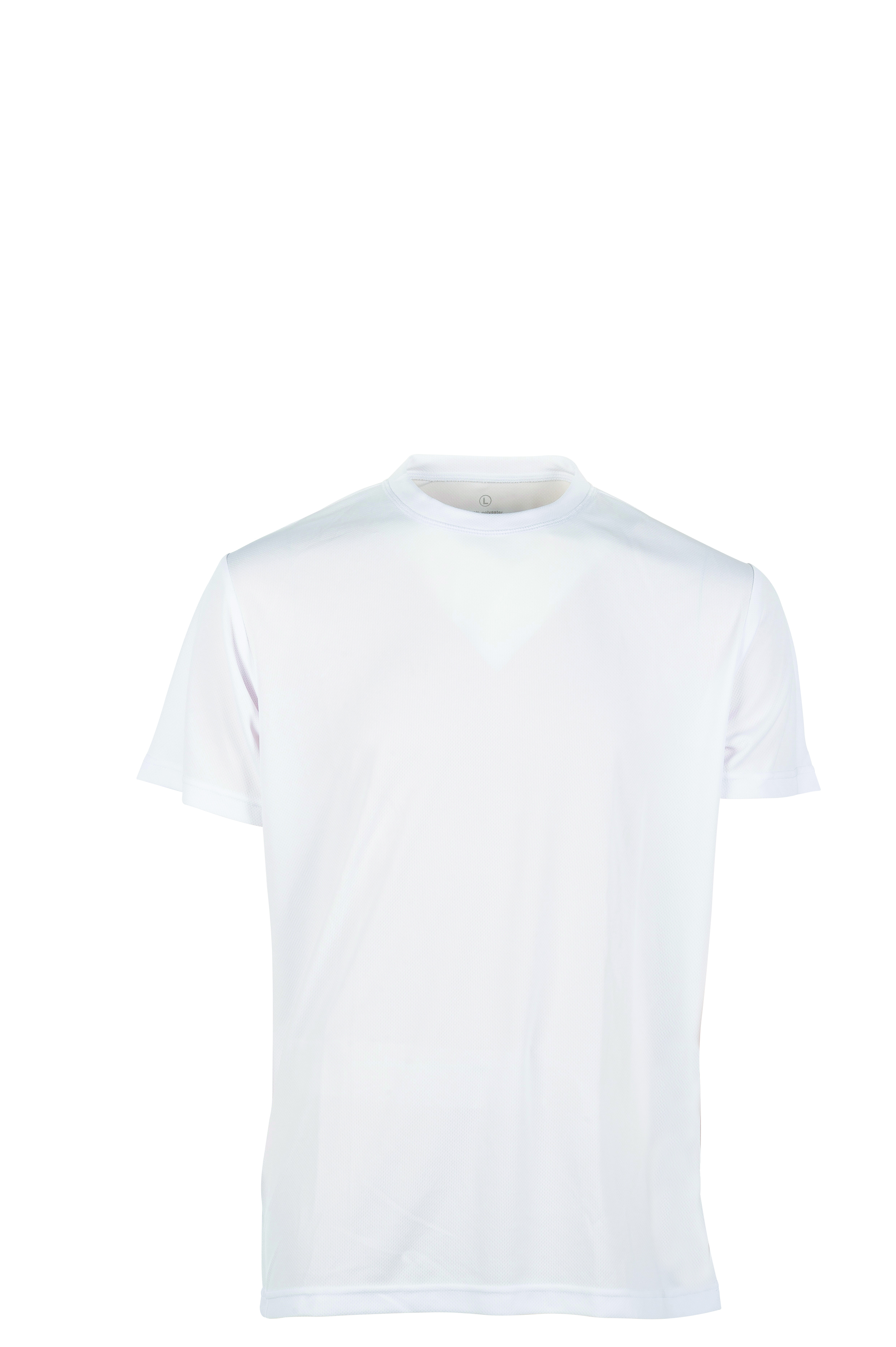 Sportshirt G/CM/C 100% Pol. 130 g/m² Aqua XXS - WH - Weiß/Titan