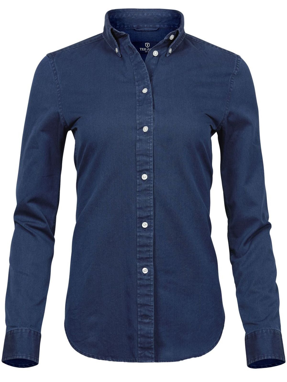 Damen-Freizeithemd aus Twill - Indigo