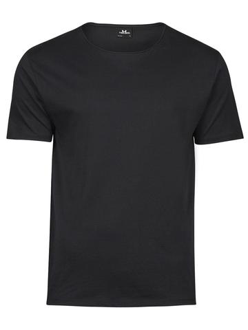 Raw Edge Tee - BLK - Schwarz
