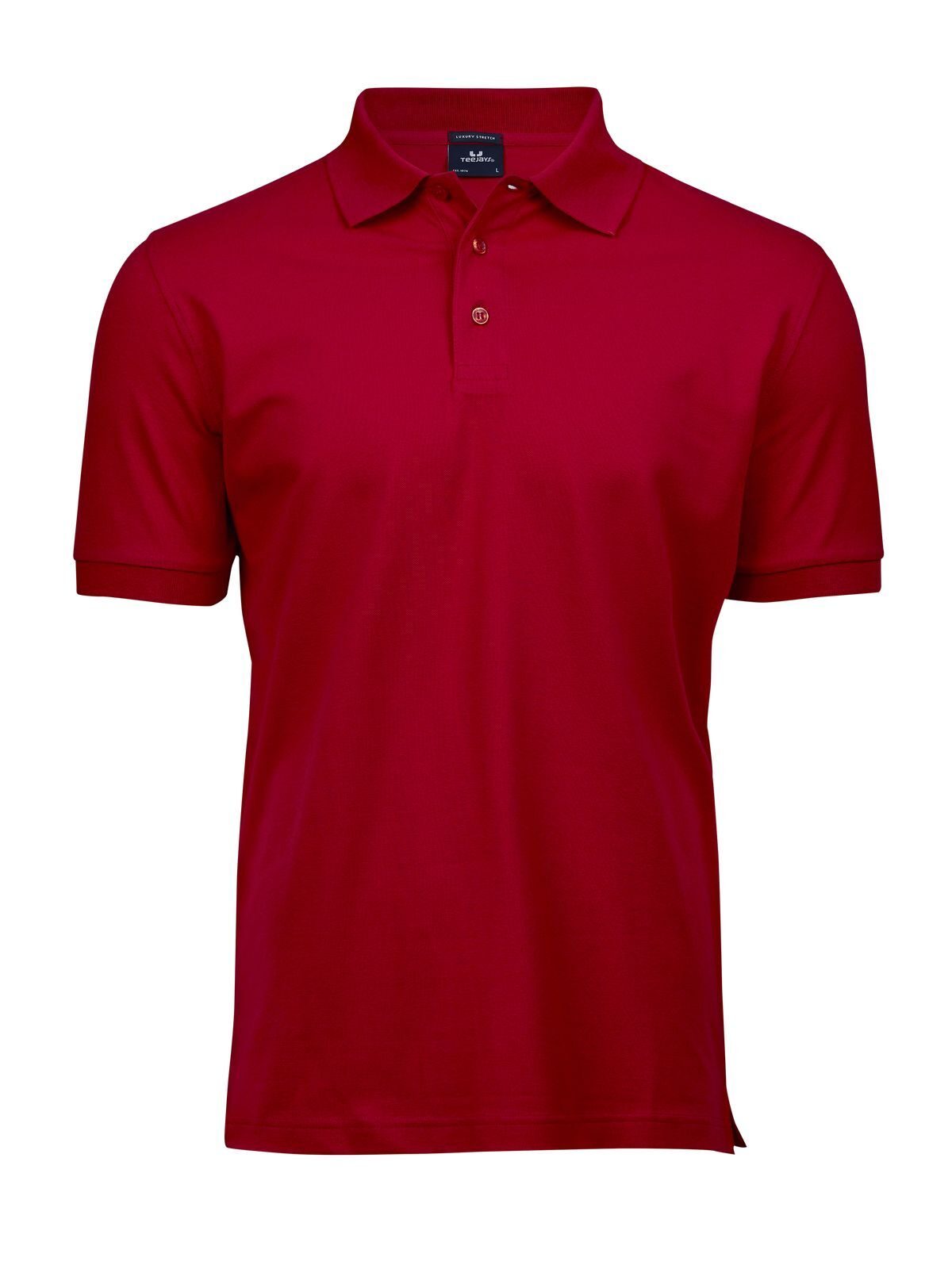 Luxuriöses Stretch-Polohemd für Herren - Rot