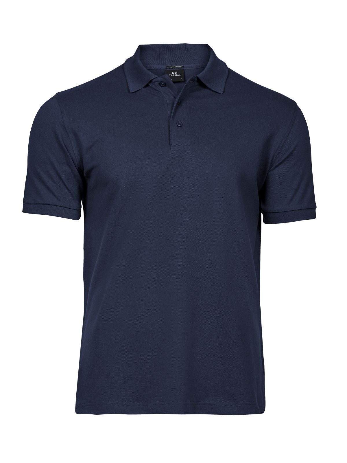 Luxuriöses Stretch-Polohemd für Herren - NVY - Marine