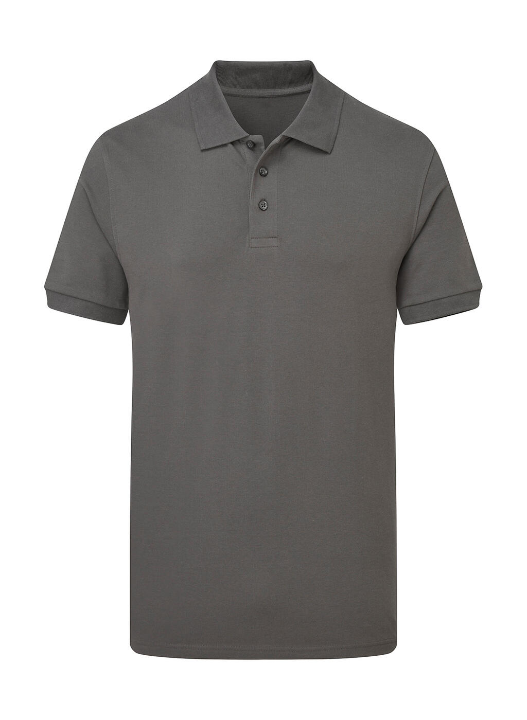 Stretch-Poloshirt für Herren ohne Markenetikett - 130 - Holzkohle