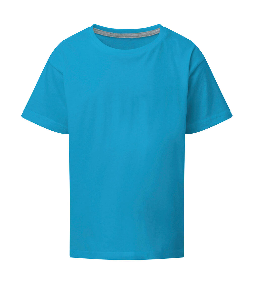 Signature Kinder-T-Shirt ohne Etikett - 536 - Türkis
