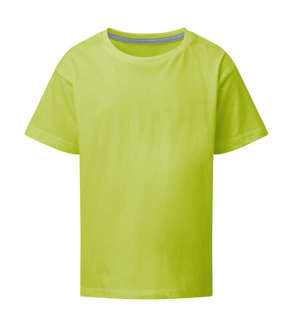 Signature Kinder-T-Shirt ohne Etikett - 521 - Kalk