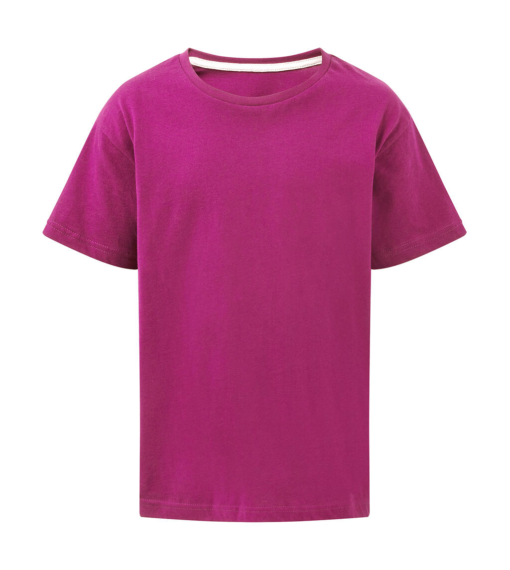 Signature Kinder-T-Shirt ohne Etikett - 423 - Dunkelrosa