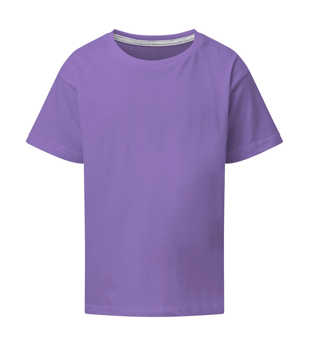 Signature Kinder-T-Shirt ohne Etikett - 348 - LILA ASTER